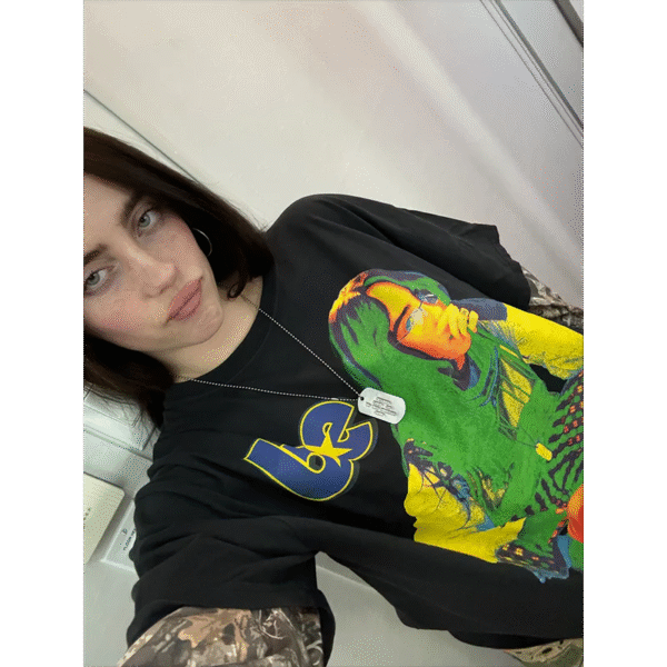 Hit Me Hard And Soft Tour Camo Layered Long Sleeve Tee