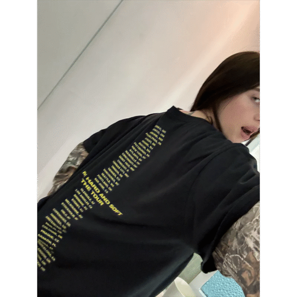 Hit Me Hard And Soft Tour Camo Layered Long Sleeve Tee - Image 2