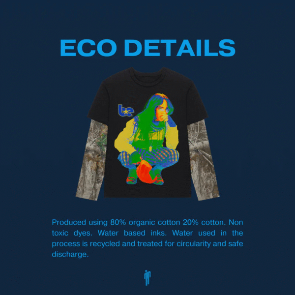 Hit Me Hard And Soft Tour Camo Layered Long Sleeve Tee - Image 5