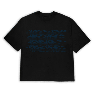 Hit Me Hard And Soft Repeat Black Tee