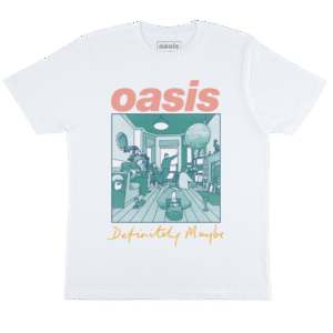 Oasis Definitely Maybe Artwork T-Shirt (White)